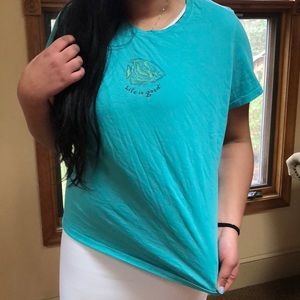 Cozy Blue Life is Good Tee